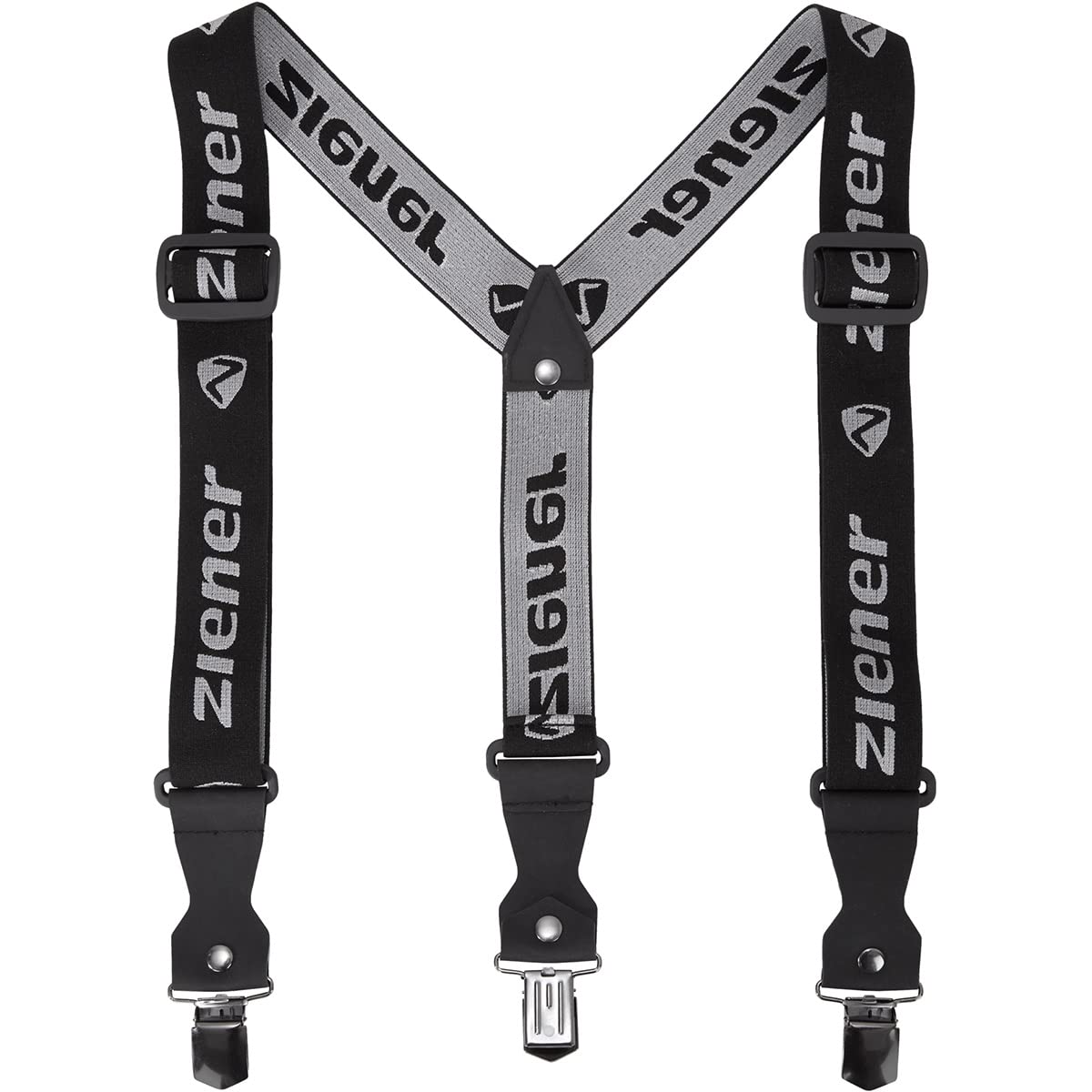 Ziener Unisex Braces Clip Hosenträger | verstellbar, Clip, jede Hose (1er Pack)