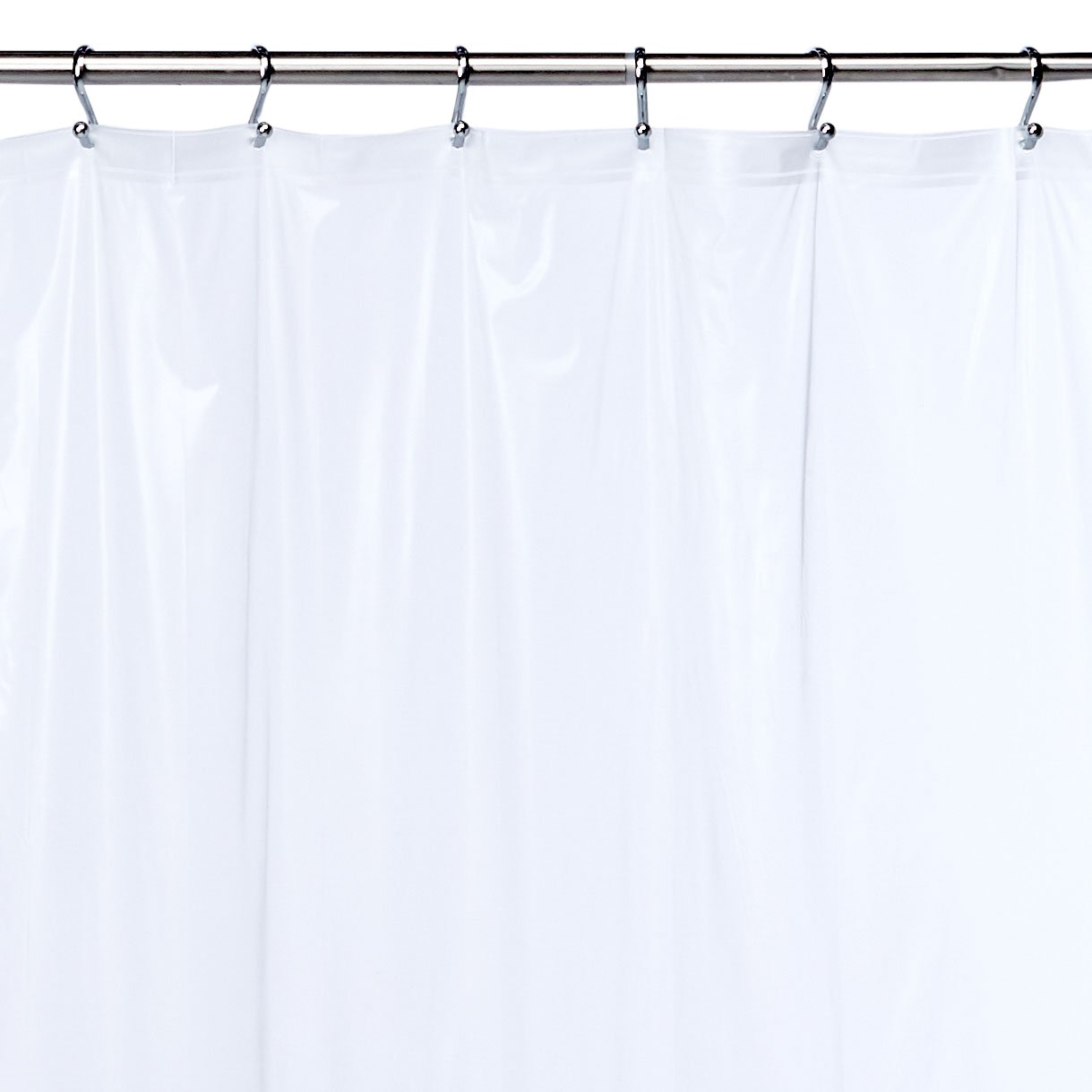 Creative Bath Products 3 Gauge Frost Clear Shower Curtain Liner