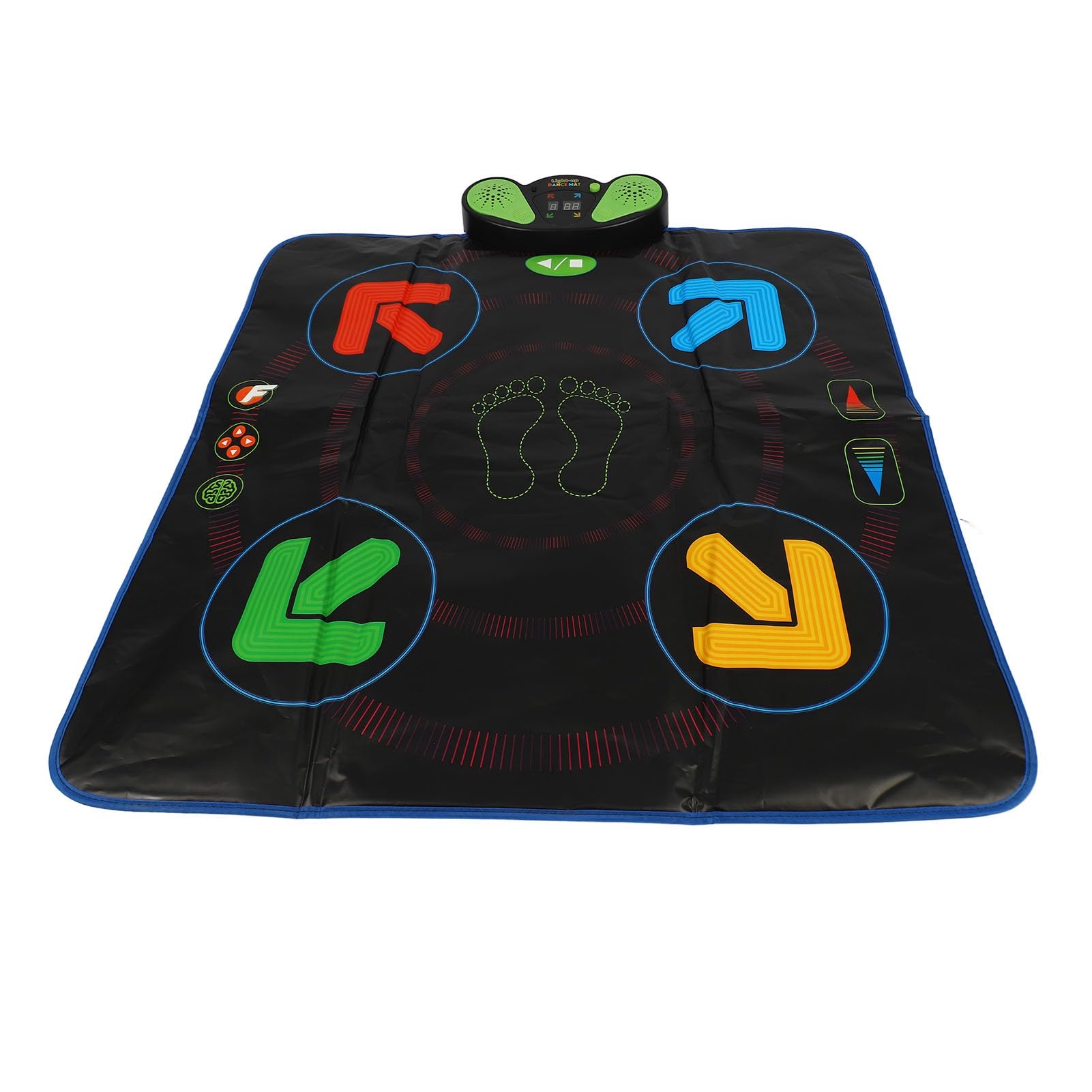 Pad da Ballo per Musica Elettrica Regolabile con 3 modalità di Gioco Pieghevole per Bambini e Famiglie Materiale PVC 90 X 90 Cm