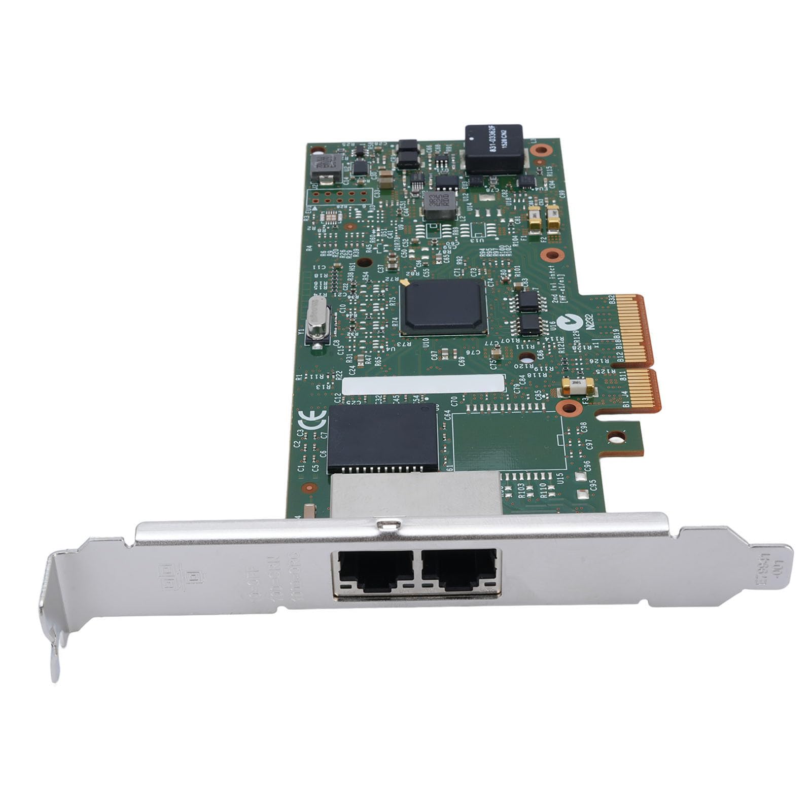 Jiawu Adattatore Server Ethernet PCIE I350-T2 Scheda di Rete Gigabit a Basso Consumo Energetico per Data Center 10 100 1000 Mbps
