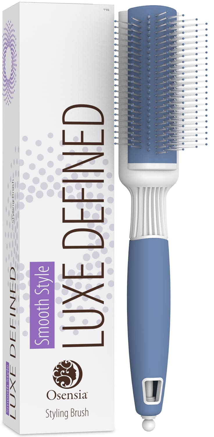 Curl Brush Detangler - Customizable Natural Hair Brush with 7 Removable Rows - Curl Enhancer for Styling, Diffusing, Blow Drying, & Smoothing - Detangling Brush for Curly Hair by Osensia