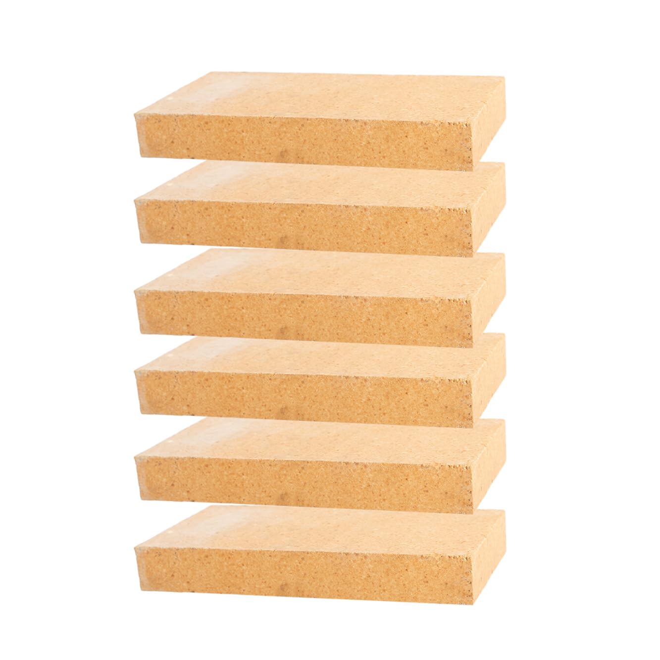 Barbecook pietre refrattarie, set da 6 pietre per Pedro, accessorio barbecue, 22×20×11.4cm
