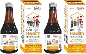 Rich Health Tonic Syrup | Sugar-Free Ayurvedic Formula | Family Health & Immunity Booster - Pack of 2, 200ml Each (400)