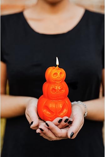 Miniatura 7 de Moldes de calabaza de Halloween de silicona TOPYS para hacer velas, moldes de resina 3D para jabón, aromaterapia, cera, resina, arte, arcilla,
