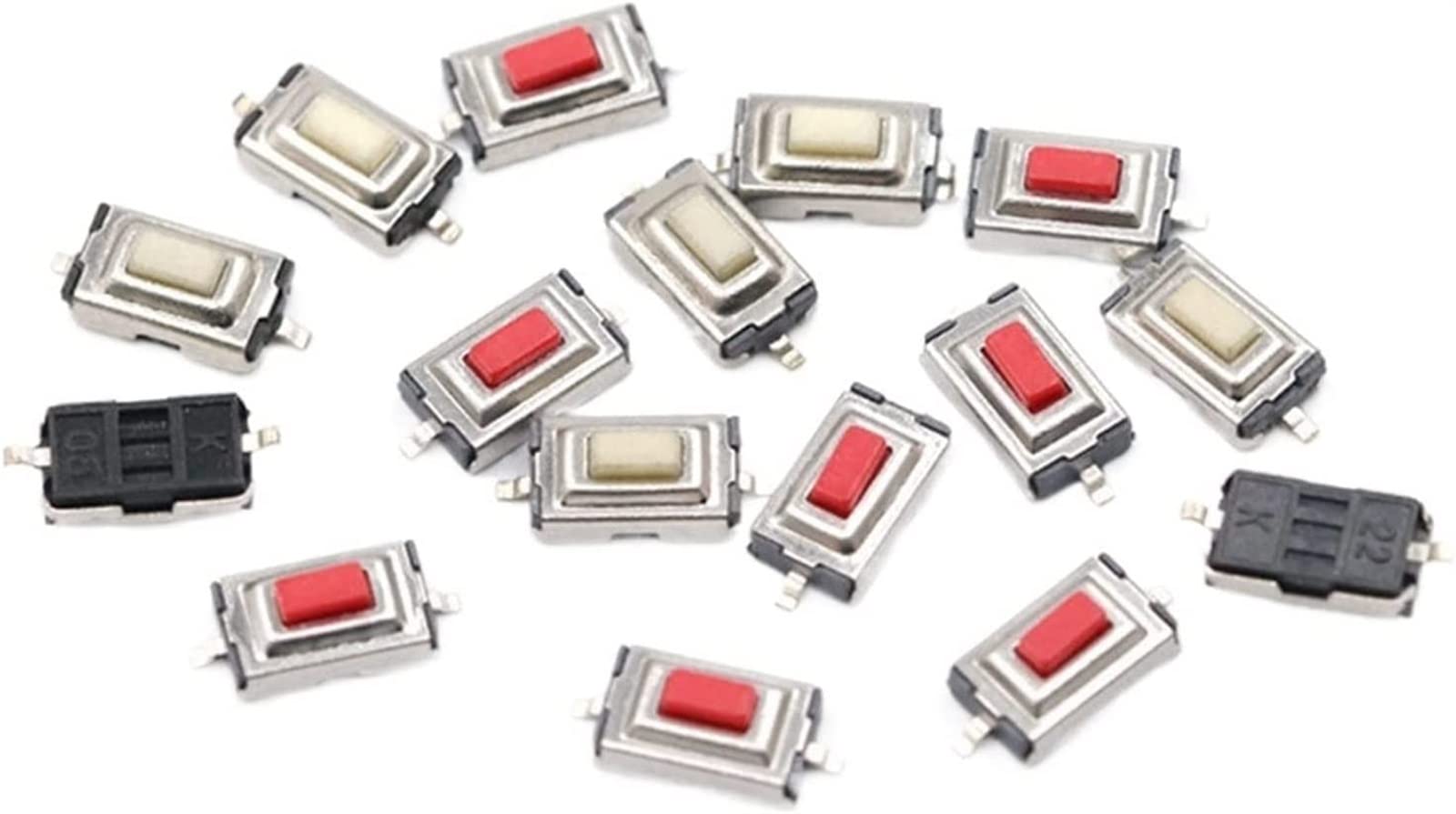 Micro interrupteur momentané SMD deux broches pour réparation bouton poussoir