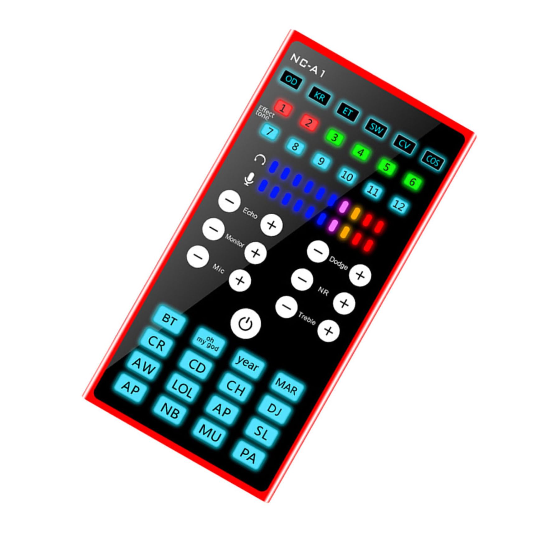 Live Sound Card Audio Mixer for Streaming and Recording Compatible Mobile Phones and Computers Professional Voice Disguiser Adjustable Effects-image-14