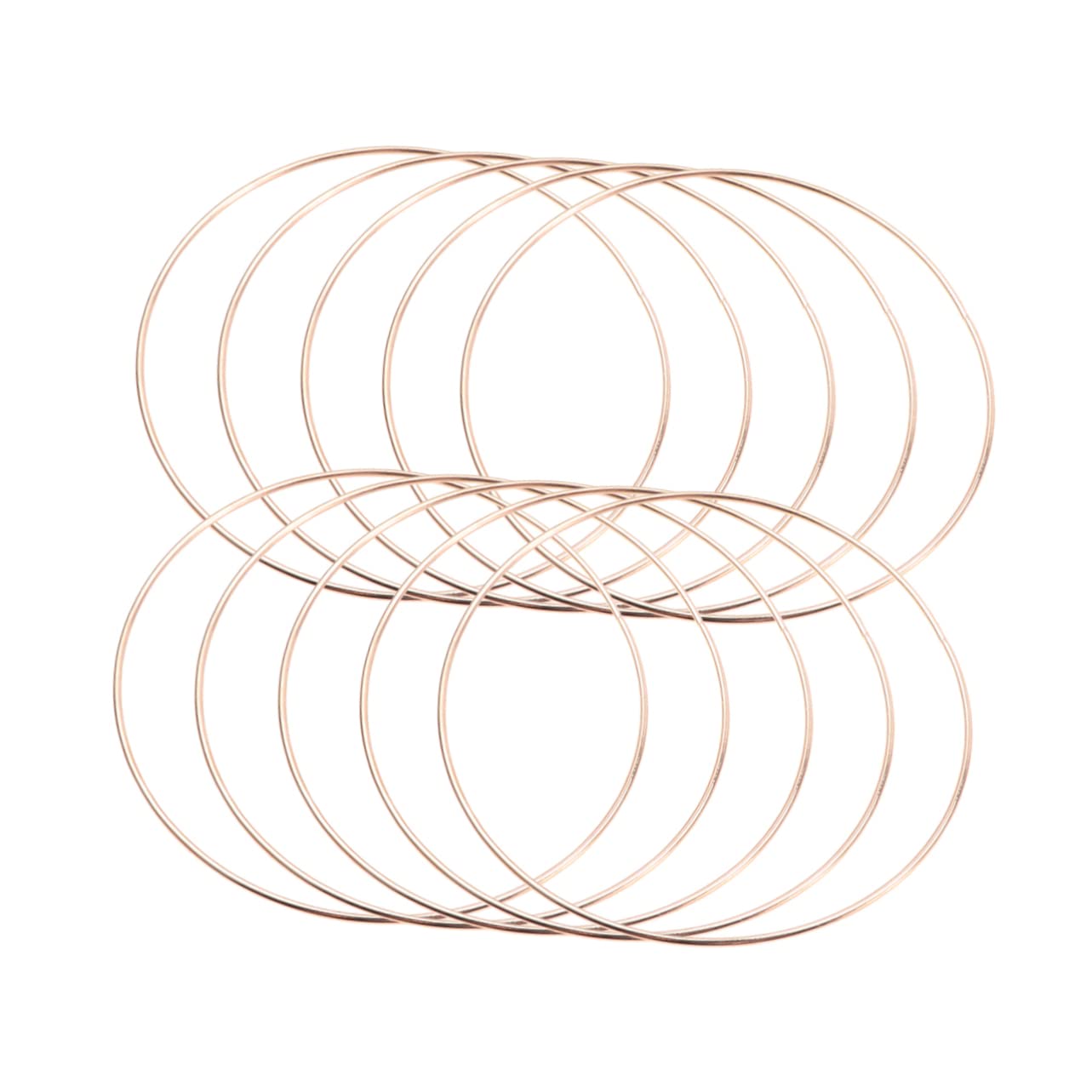 Aros de hierro para manualidades DIY pack de 10 anillos de metal para macramé