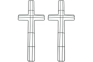 2-Pack Cross-Shaped Floral Foam Cross