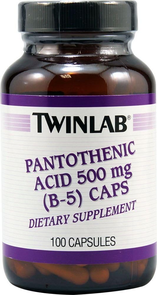 Twinlab B5 Pantothenic Acid -100 Capsules (500mg)