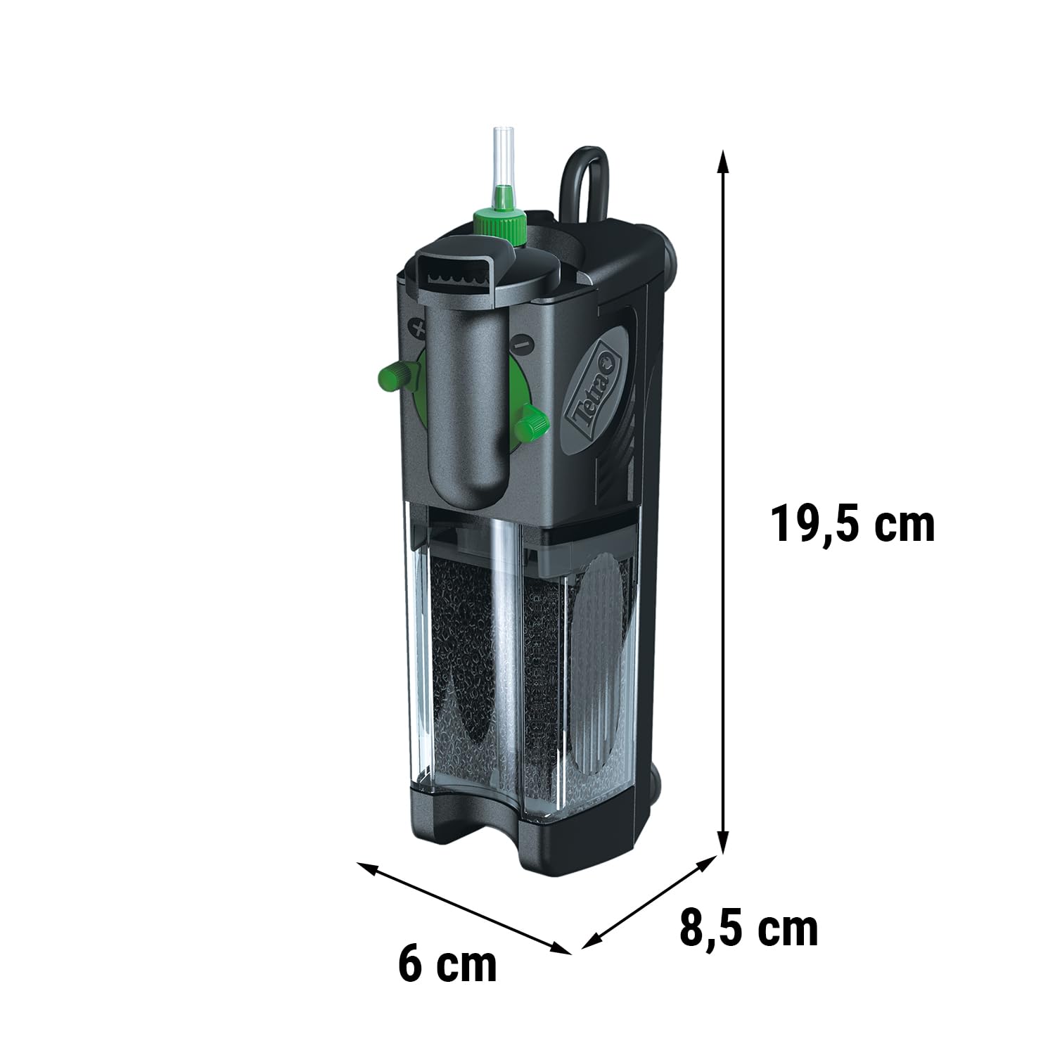 Tetra IN 400 plus Aquarium Innenfilter - Filter für klares und gesundes Wasser, mechanische, biologische und chemische Filterung, geeignet für Aquarien mit 30 bis 60 Liter