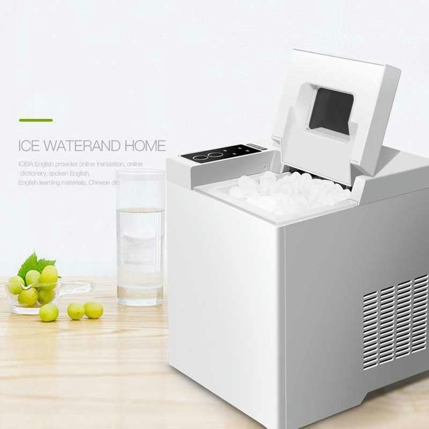 Máquina Eléctrica para Hacer Hielo, De Sobremesa, para Uso Doméstico O En Pequeñas Tiendas De Té con Leche.
