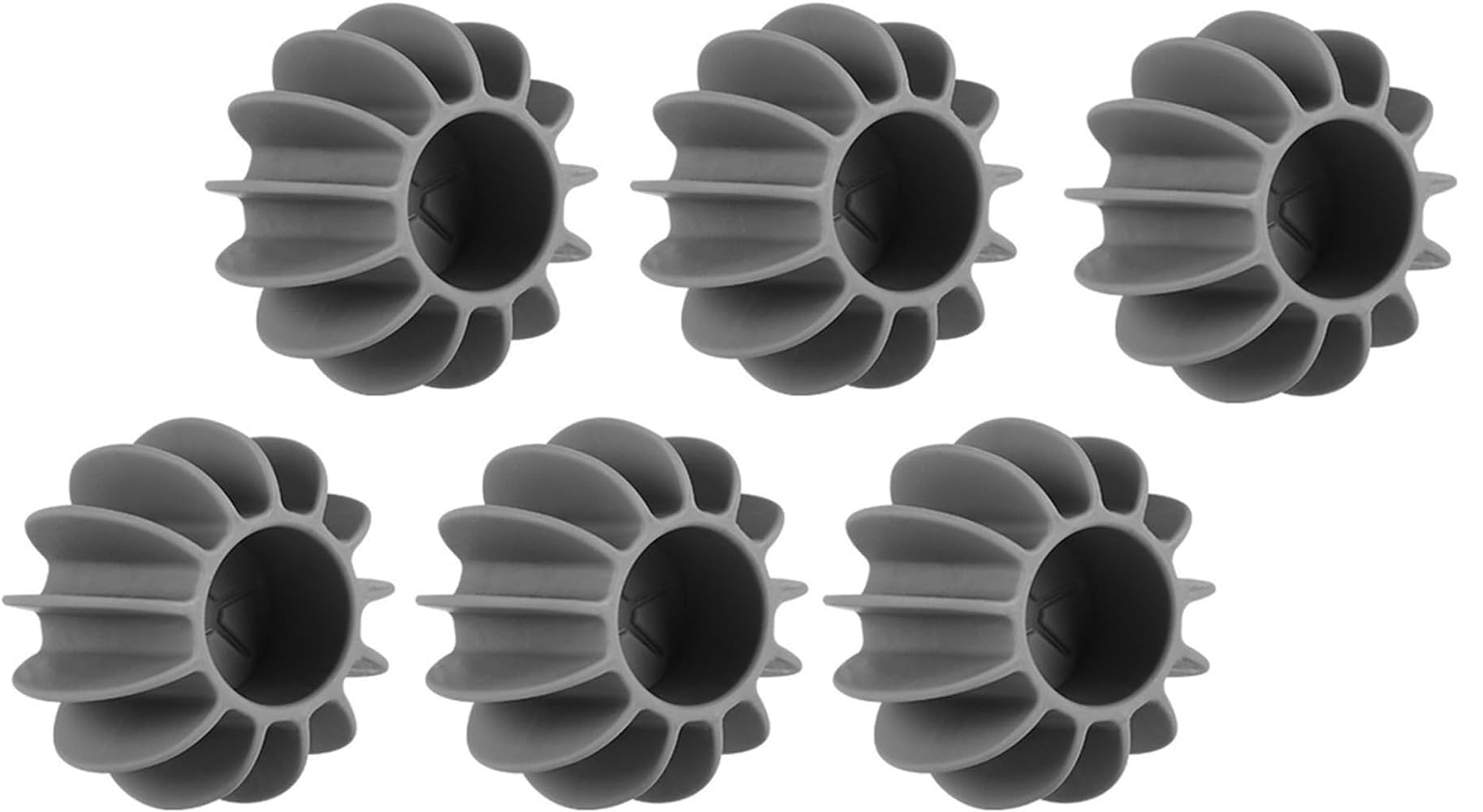 SHUTTLE ART 6Pcs Anti-Winding Washing Machine Balls, Reusable Soft Silicone Washing Balls, Alternative for Quick Washing Machines, Laundry Balls Scrubbing Balls