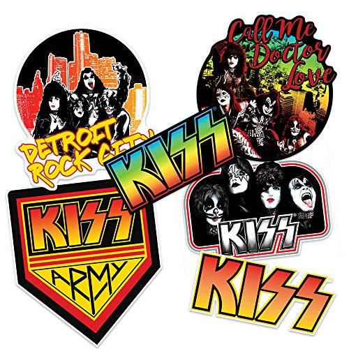 Popfunk KISS Army Collectible Stickers with Detroit Rock City and Doctor Love
