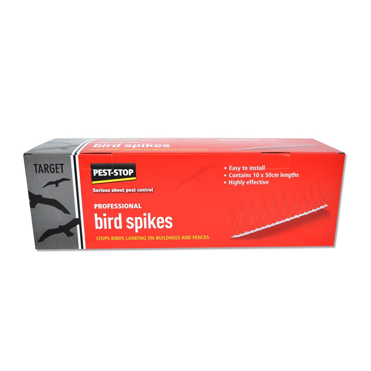 Prof Bird Spikes 10 x 500 mm Metal Strips (PSPBS10)
