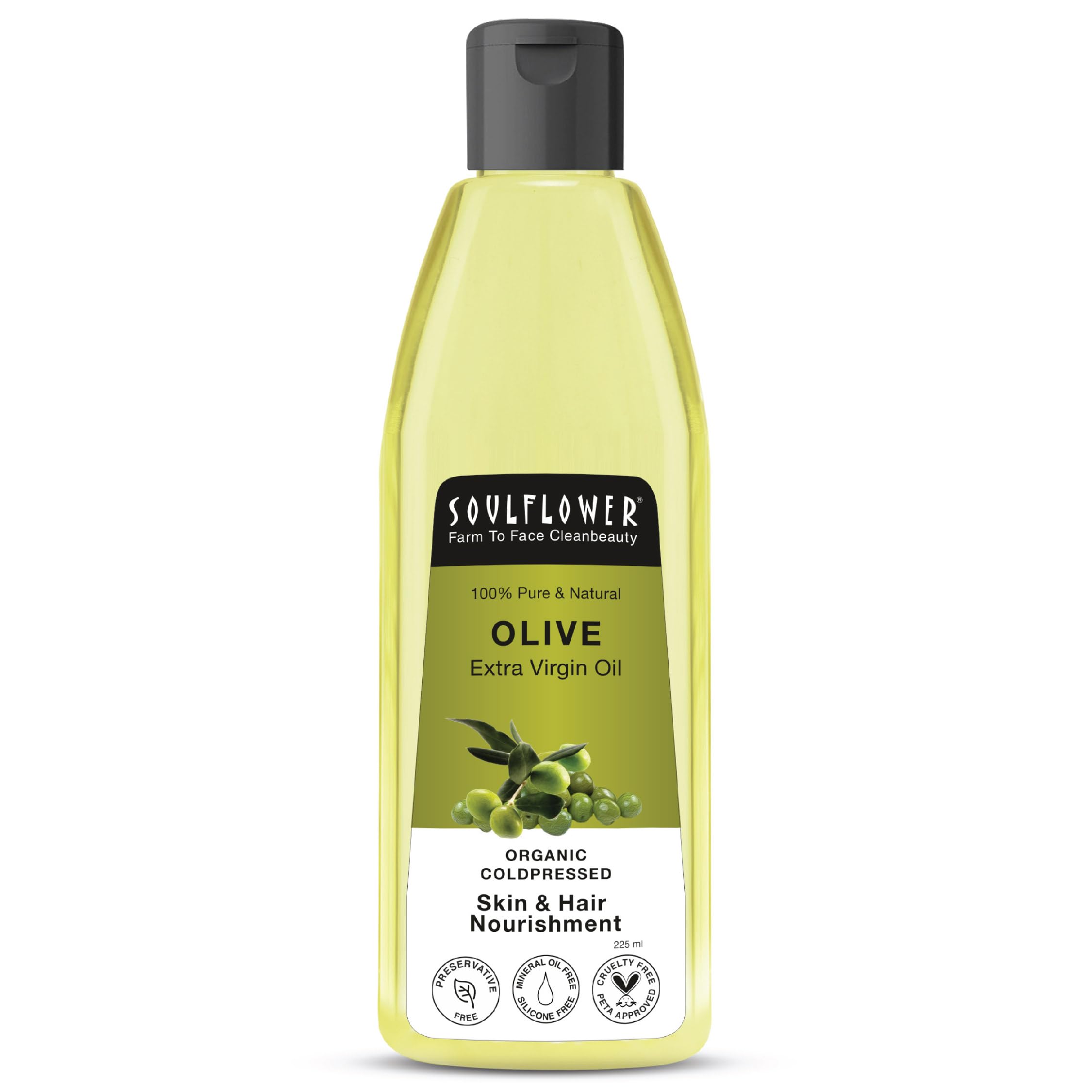 Soulflower Olive Hair & Skin Oil