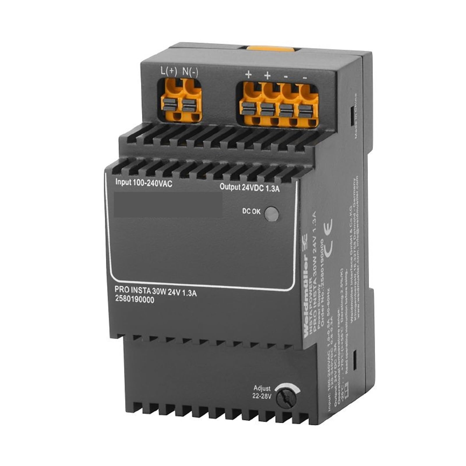 Alimentation 2580190000 Pro Insta 30W 24V 1.3A transformateur tableau