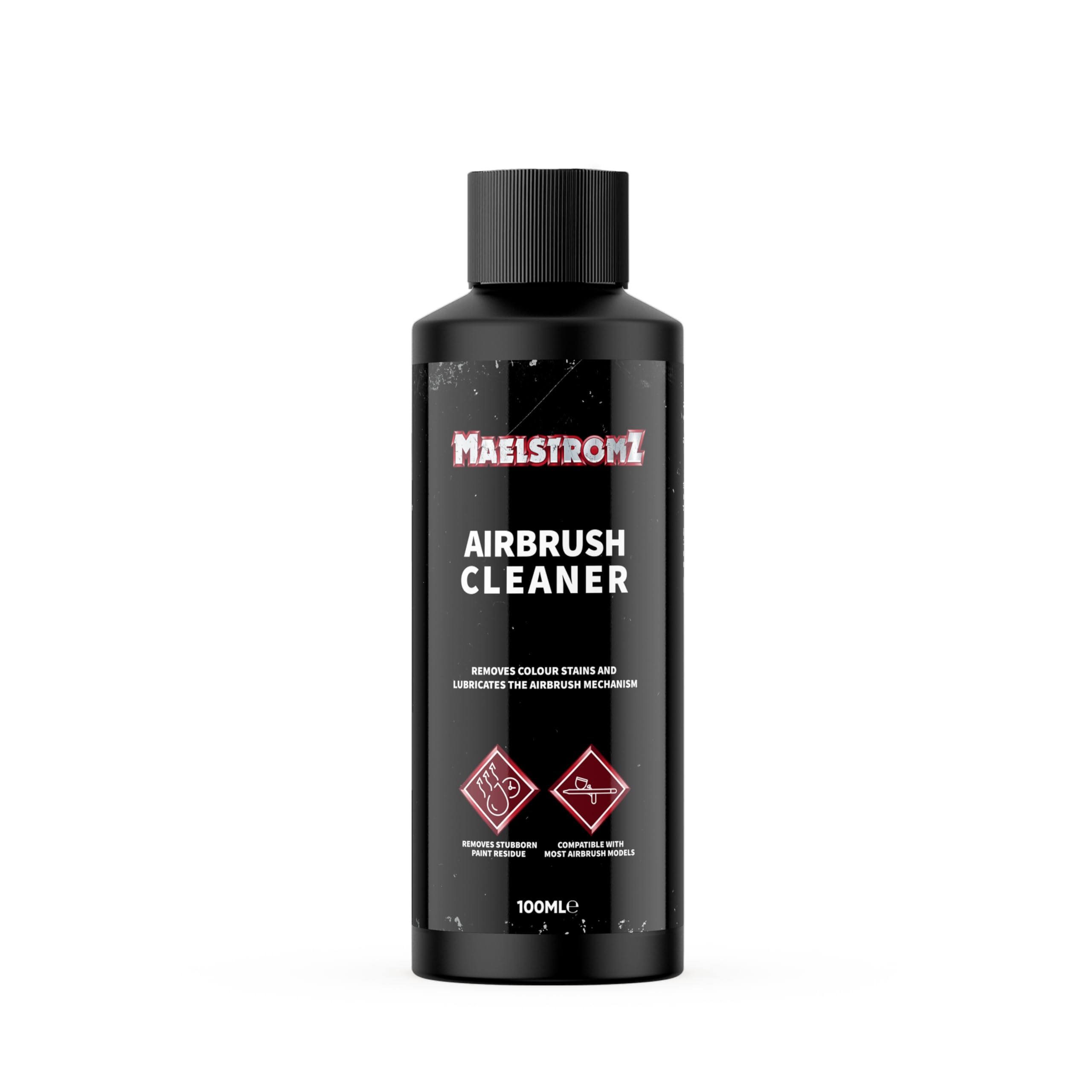 Maelstromz - Airbrush Cleaner | Acrylic Paint Cleaning Solution for Airbrushing and Restoration, Model Building - 100ml