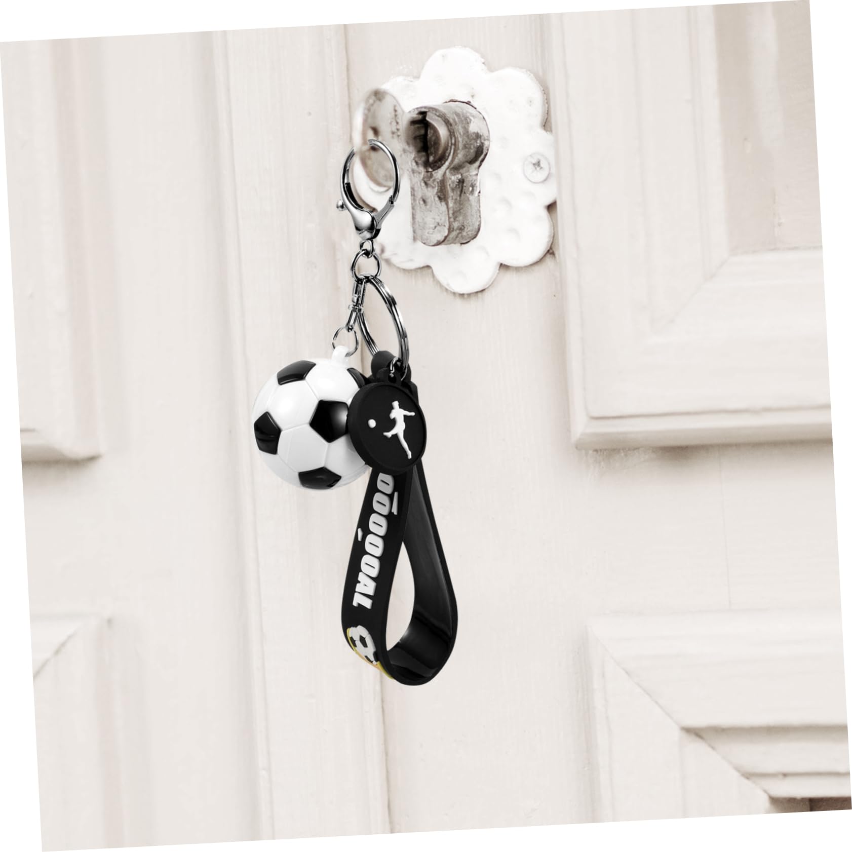 PACKOVE 10pezzi Portachiavi Pallone Ciondolo Decorativo Per Borse Per Appassionati Per Compleanni e