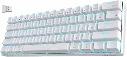 RK  KLUDGE RK61 メカニカル式 キーボード 青軸 Bluetooth ワイヤレス USB 有線/無線 Windows/Mac/IOS/Androidに対応 スマホ/タブレット/パ Amazon.co.jp: RK ROYAL KLUDGE RK61 メカニカルキーボード