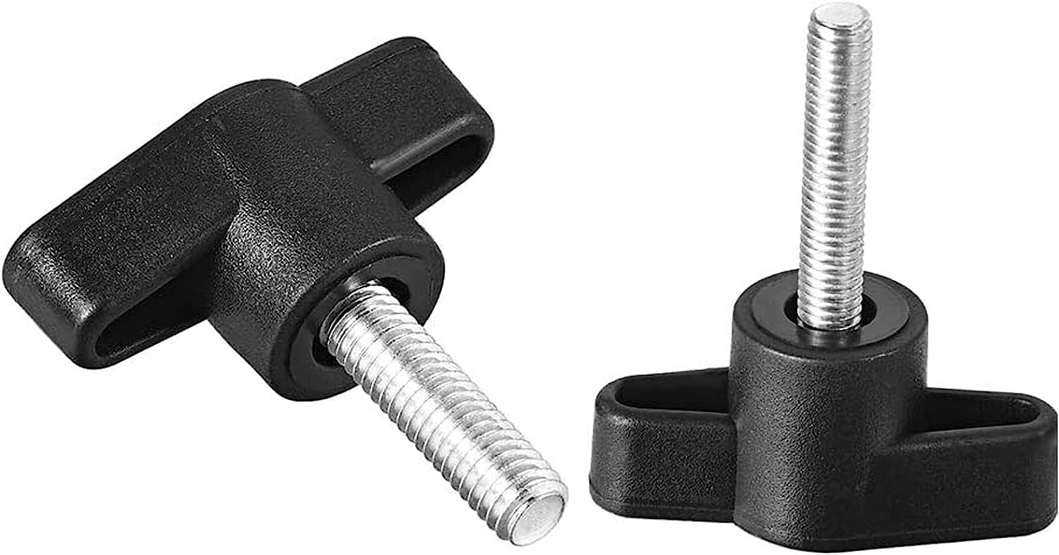 TOP-VIGOR M6 x 20mm Handle Knobs Clamping T-Shape, 10Pcs Handle Gripandles Screw Knob for Machine Tools, 10Pcs*M6 x 20mm - Image 3