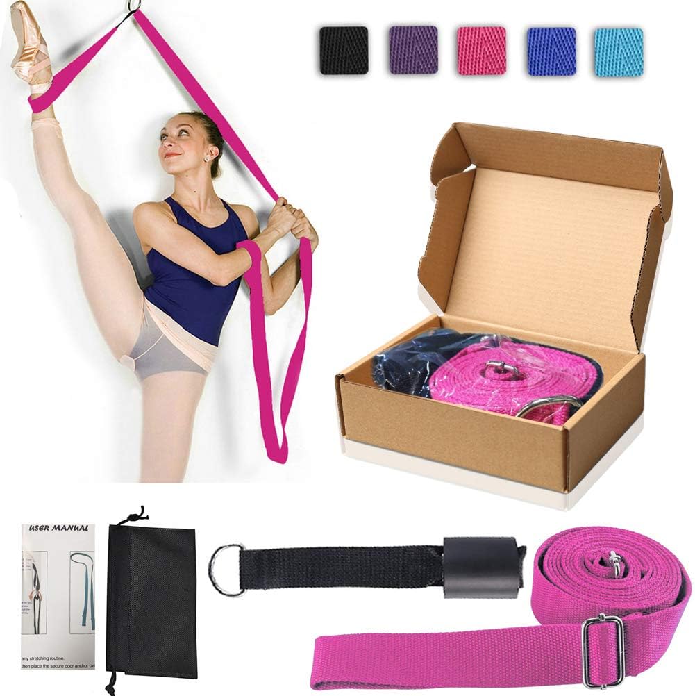 Leg Stretch Band - To Improve Leg Stretching - Easy Install on Door - Perfect Home Equipment For Ballet, Dance And Gymnastic Exercise Flexibility Stretching Strap Foot Stretcher Bands