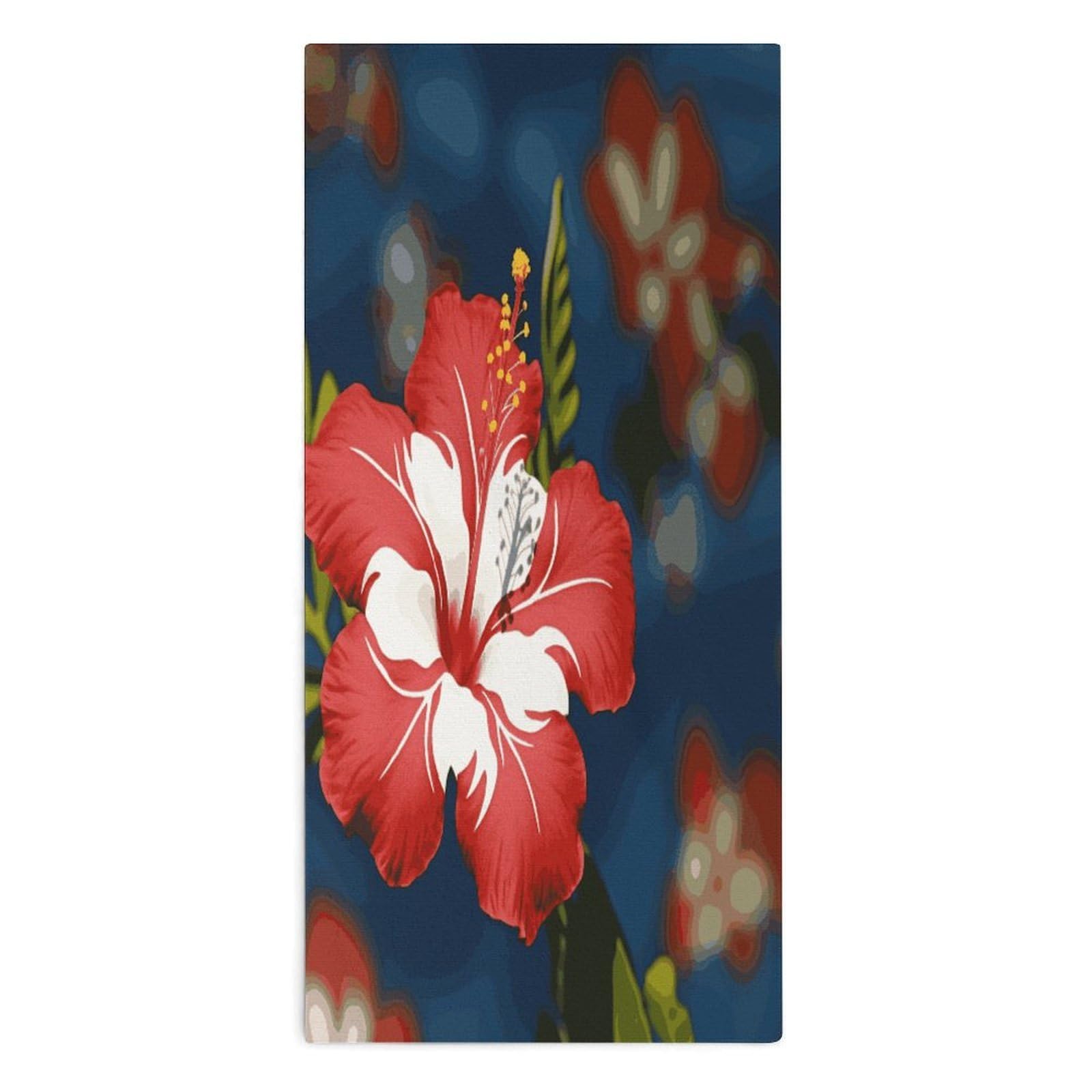 Btcowzrv Style Hawaii Flower Bath Towel Beach Towels Shower Towel