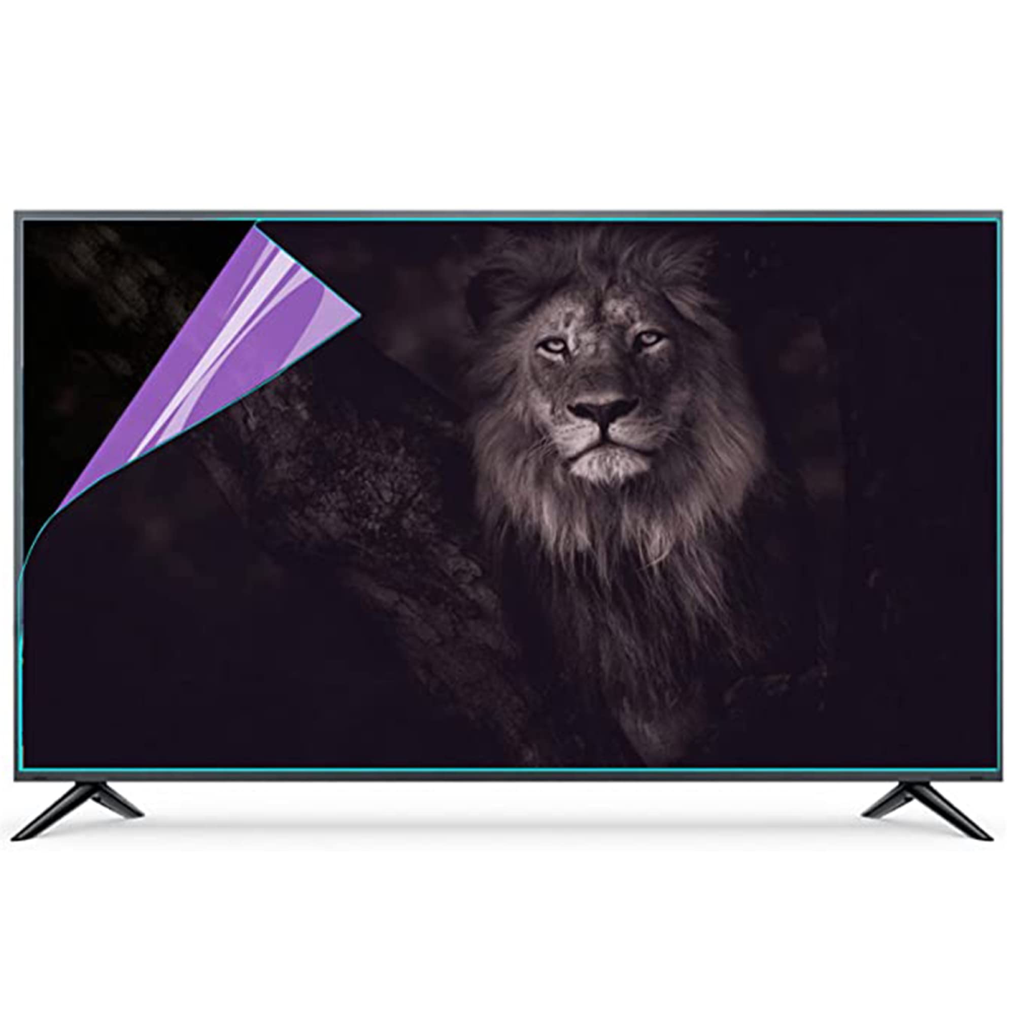 Matowy antyodblaskowy ochraniacz ekranu telewizora, filtr do monitora przeciw niebieskiemu światłu redukuje odbicie światła chroni oczy przed ostrym dźwiękiem, Samsung, LG/A / 43 cali 942/529 mm