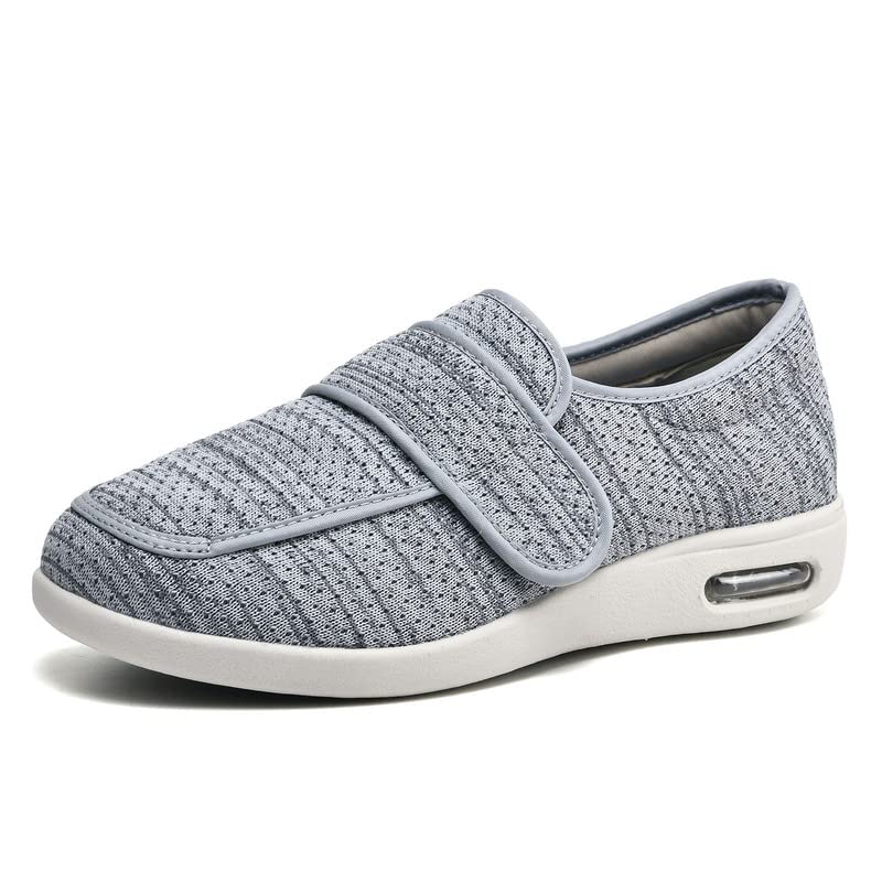 youyun Women's Diabetic Shoes for Women Wide Width Elderly Shoes with Adjustable Closure Breathable Lightweight Swollen Feet Walking Edema Sneakers