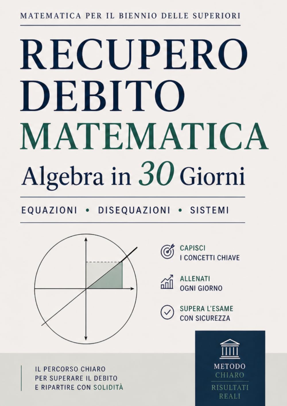 Recupero Debito Matematica: Algebra in 30 Giorni: Equazioni, disequazioni, sistemi e problemi con esercizi guidati