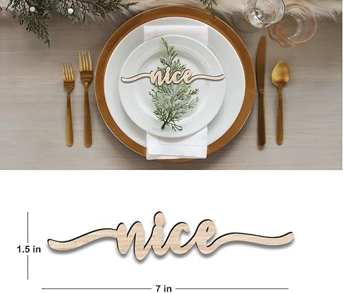 Miniatura 19 de Tarjetas de lugar de Acción de Gracias Blessed, Thankful, Grateful Letreros de madera para mesa de comedor de otoño, adorno de mesa de casa