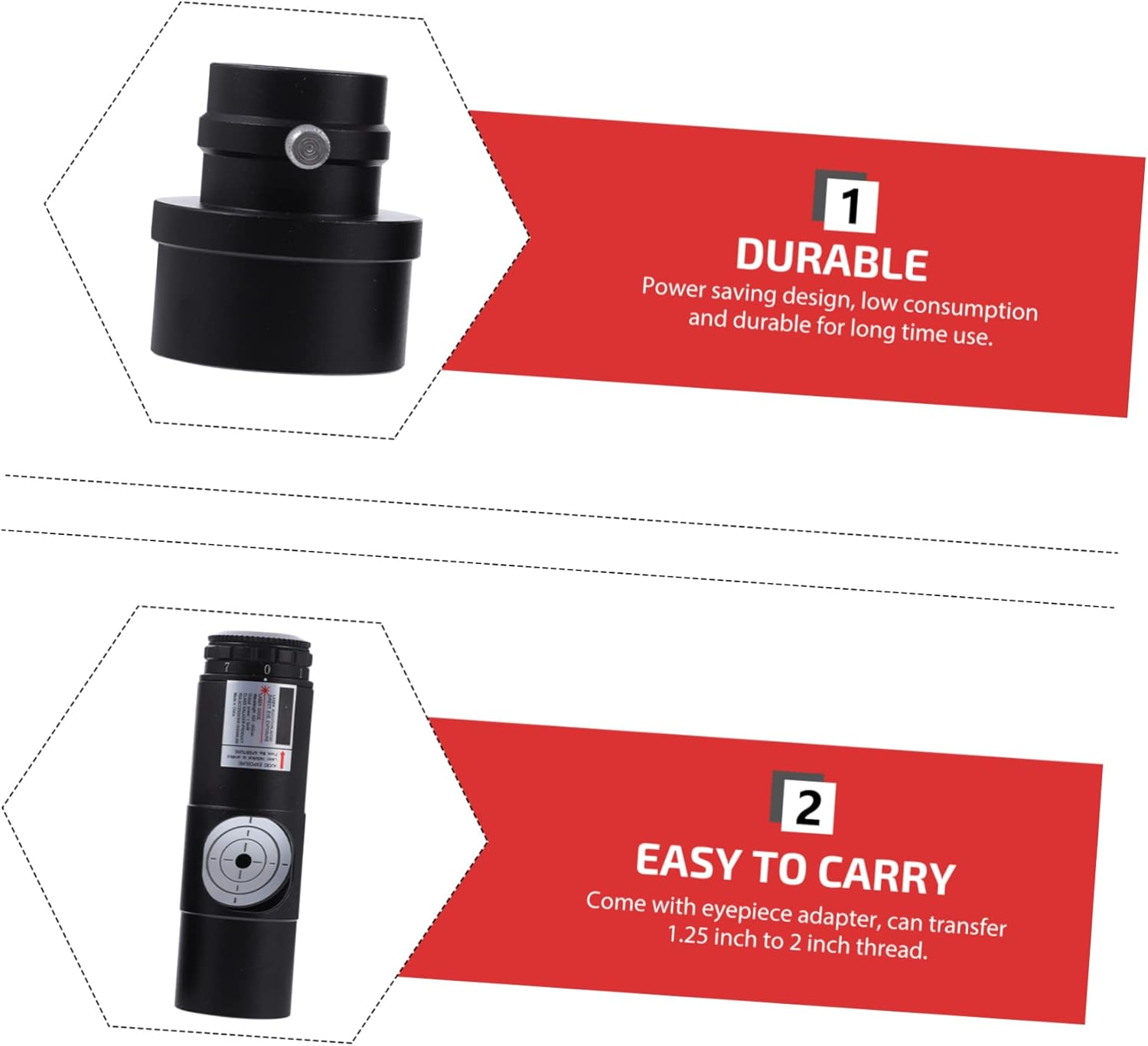 1set Eyepiece Collimator Adapter Bright Levels for Astronomical Telescope Performance Easy Alignment and Design for Newtonian Telescopes