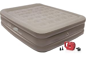 Coleman Double High Airbed QuickPump with Built-In Pump