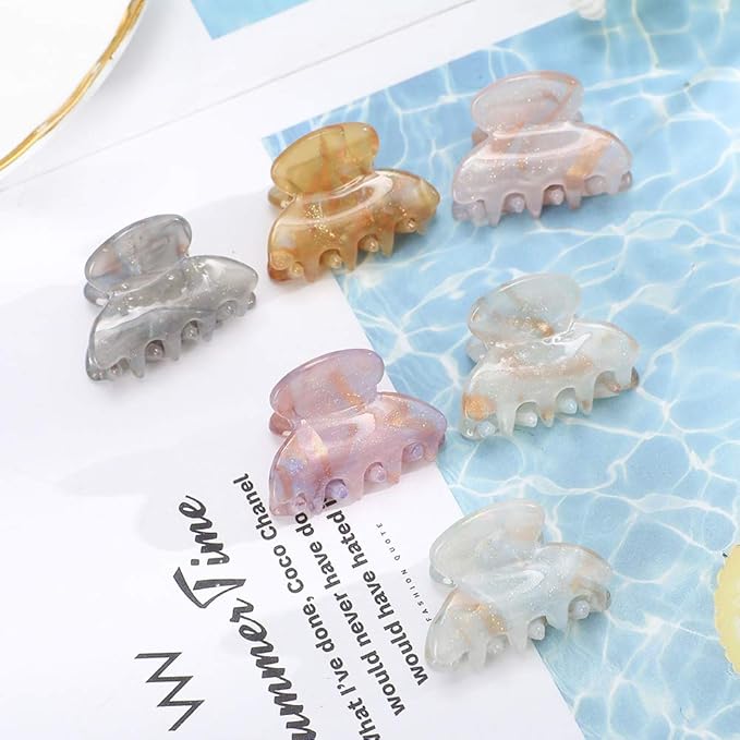 Pinzas pequeñas para cabello fino, pack 12 unidades miniatura 6