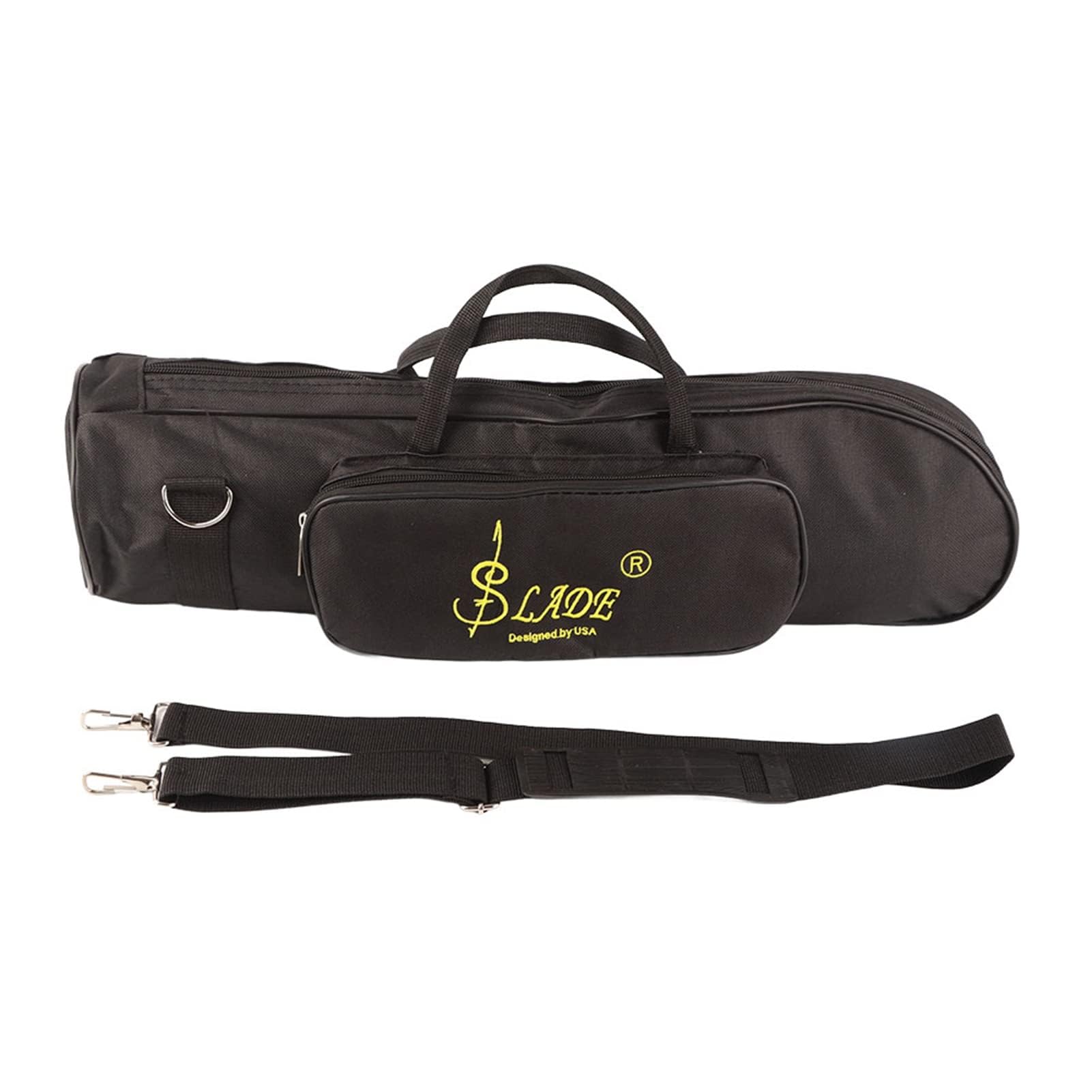 Borsa per tromba impermeabile Borsa in tessuto Oxford regolabile Tracolla singola Tasca Accessori per strumenti musicali accessori da gioco