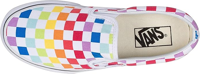 slip on vans rainbow