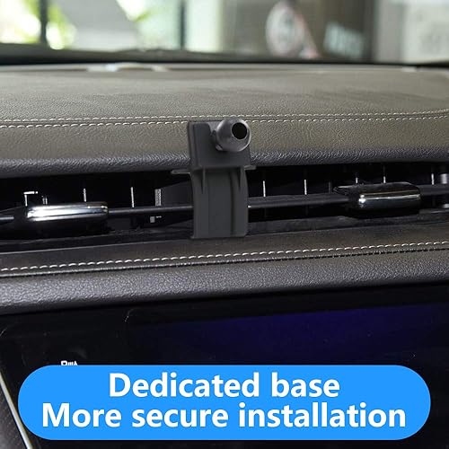 Miniatura 4 de LUNQIN - Soporte para teléfono de automóvil para Cadillac XT5 2017-2024 y Cadillac XT6 2020-2024 teléfonos grandes con funda Accesorios para