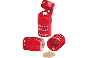 EZY DOSE 3 Compartment Pill Crusher, Cutter and Grinder | Cut Pills,...