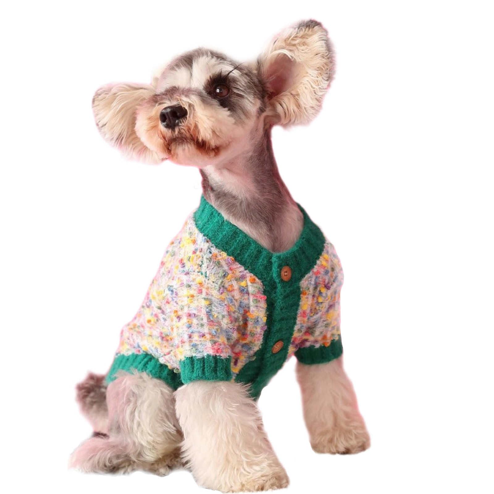 Pulls pour Petits Chiens Filles garçons élégant Luxe Chiot Pull Chaud Tricot Chien noël Pull Automne Hiver Chien Manteau Animal Pull