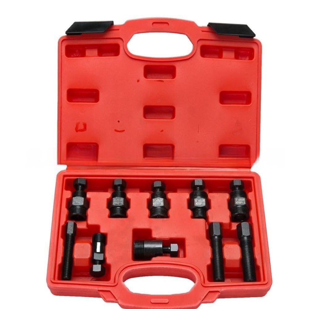 KiraKira Set di 10 estrattori per volano per moto, in acciaio al carbonio, per rimozione magnetica del rotore, trattati termicamente, di lunga durata