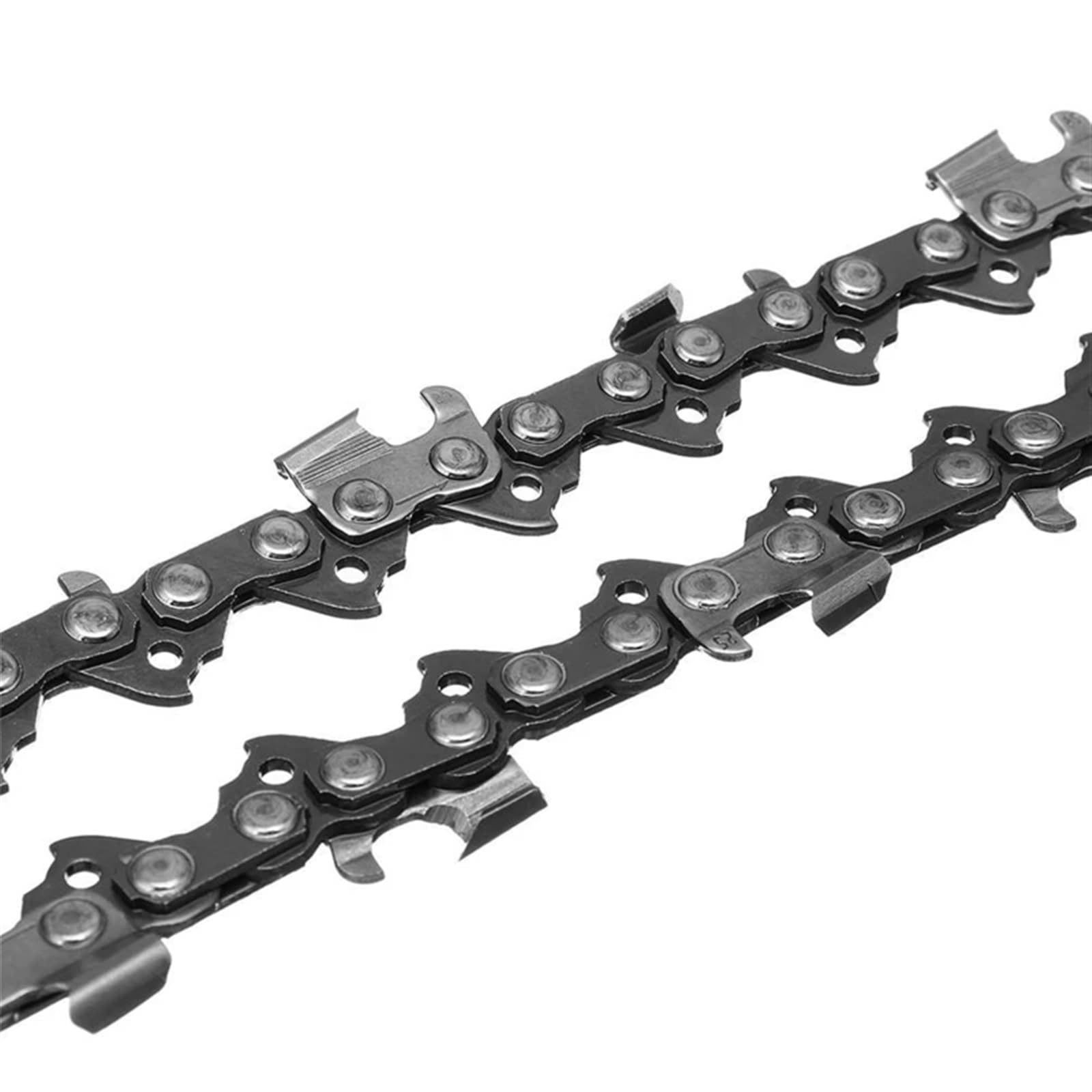 Cadena de motosierra Cadena de motosierra de Metal de 18/20 pulgadas, accesorio de sierra eléctrica de accionamiento 72/76, cadena de sierra de repuesto, piezas de corte de madera, 2 uds.(2pcs 20 Inch