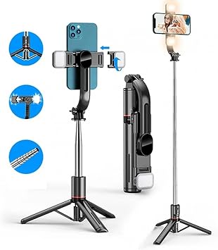 L12d I kl  Selfie  ubu u Uzaktan Kumandal  116 Cm Tripod  z ekim Al minyum Masa  st  Tripod