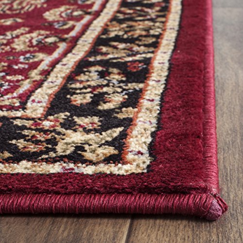 Tapete decorativo SAFAVIEH 2'3" x 4' Rojo y Negro miniatura 3