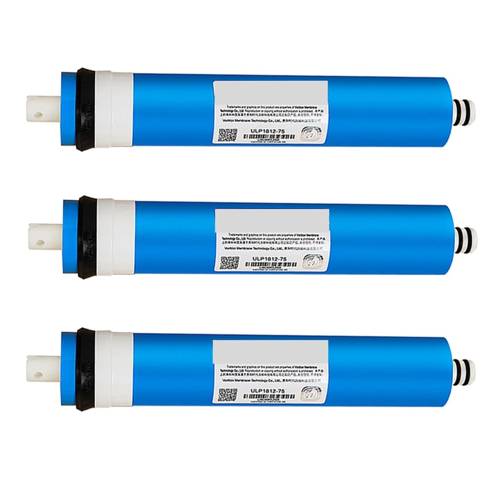 Membrana de ósmosis inversa de 75 GPD/100 GPD, repuesto de filtro de membrana RO for purificador de agua potable (1812-75/2012-100) Debajo del fregadero