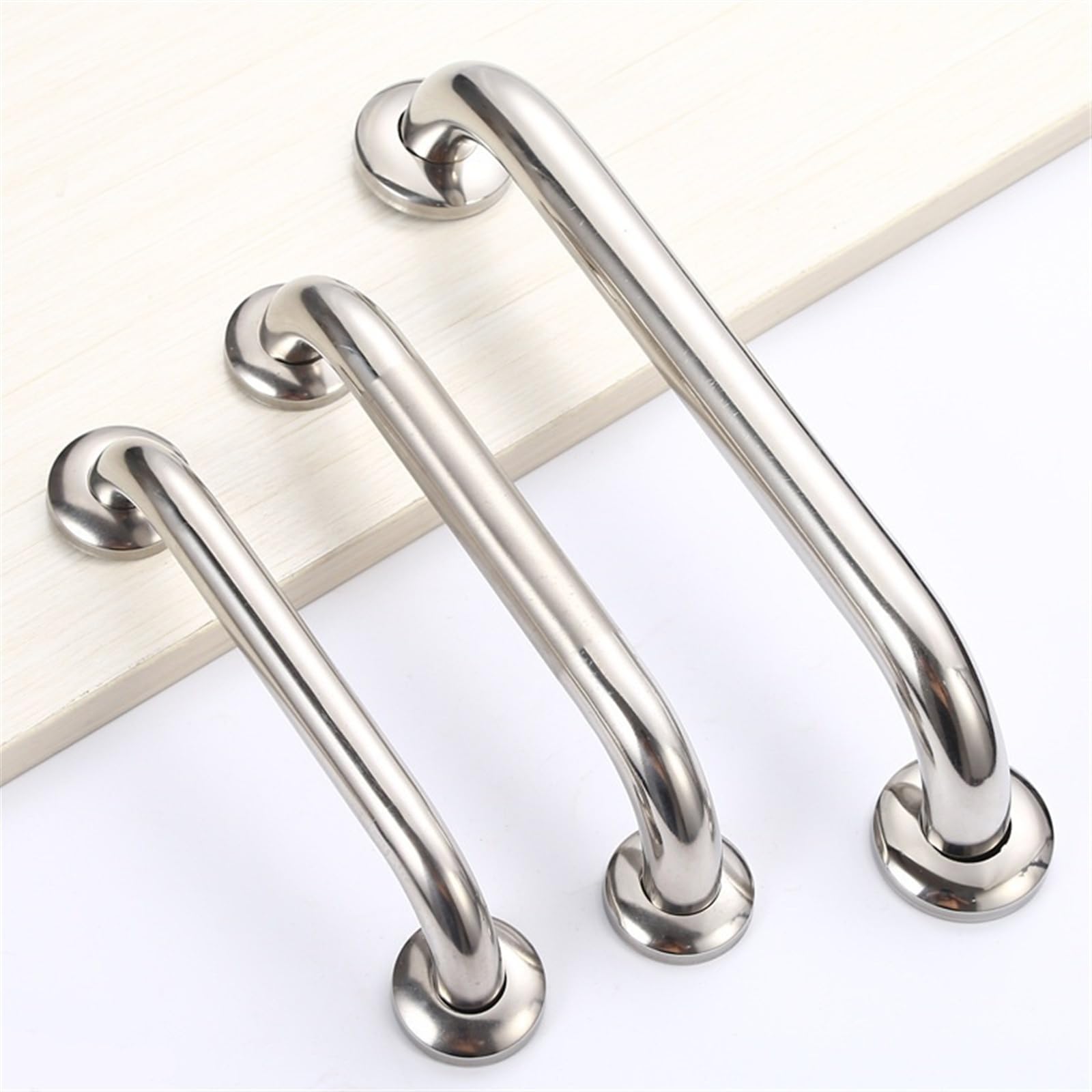 Barra de Apoyo para baño, Barras de Apoyo de Acero Inoxidable de 195/230/300 mm para bañera, Inodoro, pasamanos, Soporte de Seguridad para Ducha, toallero (Barra de Apoyo de 230 mm