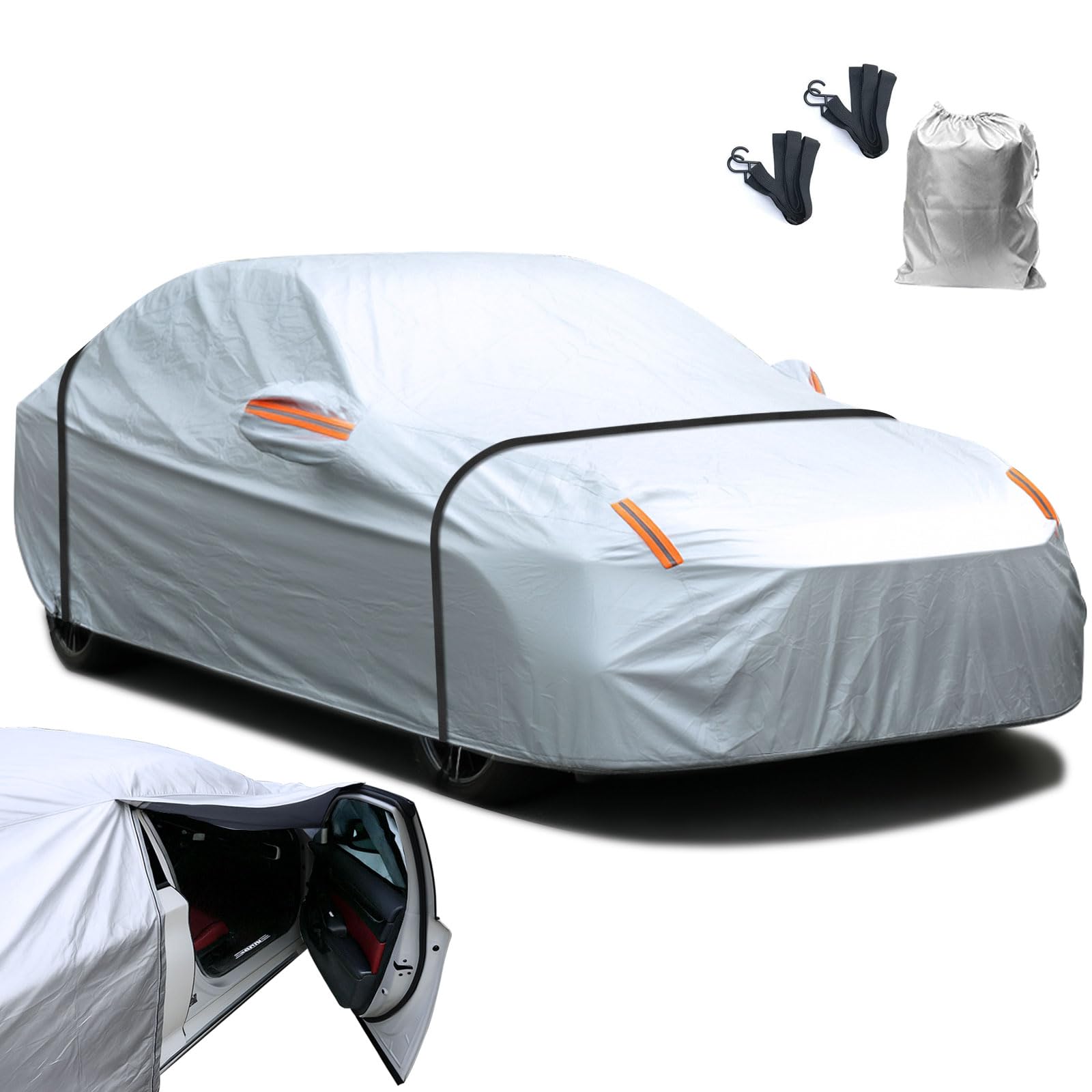 Amazon.co.jp: 車 カバー 裏起毛 防水性アップ ボディカバー カー