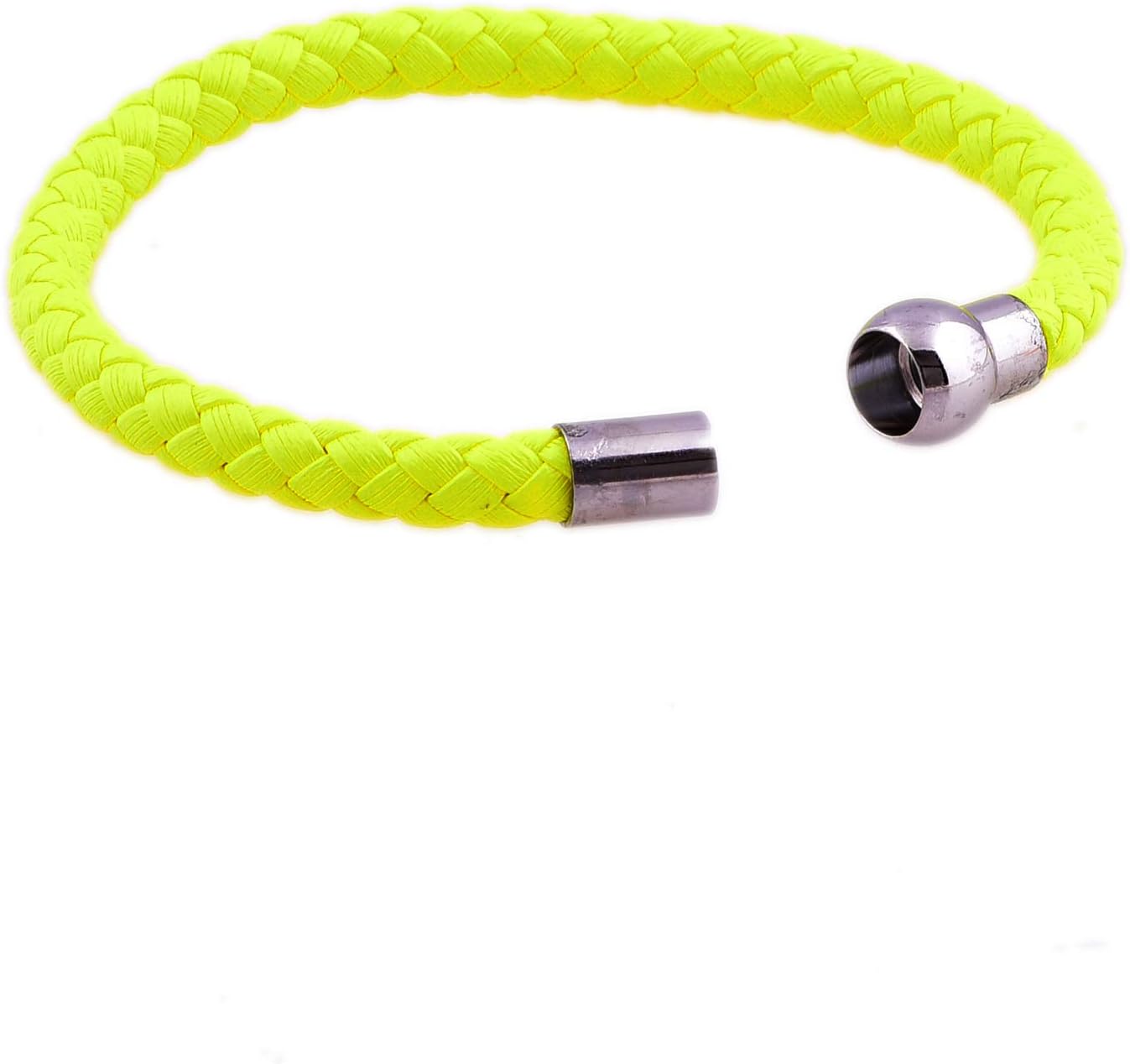 AKELVI GEMSLeather Bracelet, Braided Leather Bracelet Wristband, Yellow Bracelet For Girls & Women