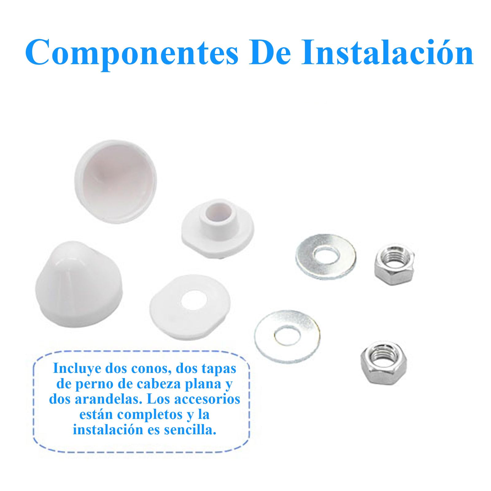 Kit de conexión para inodoro suspendido, compatible con Geberit 152.426.46.1, que incluye tubo de evacuación y tubo de llenado, con sello y componentes de fijación.