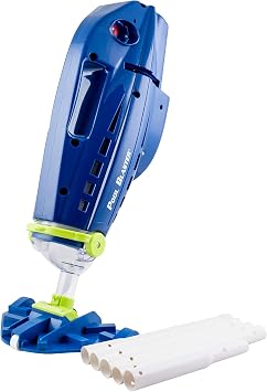POOL BLASTER Speed Vac XL Cordless Pool Vacuum for Inground & Above Ground Pools, 1 Hour Run Time, High Capacity, Strong Suction, 10.5 Vacuum Head, Handheld Rechargeable Swimming Pool Cleaner