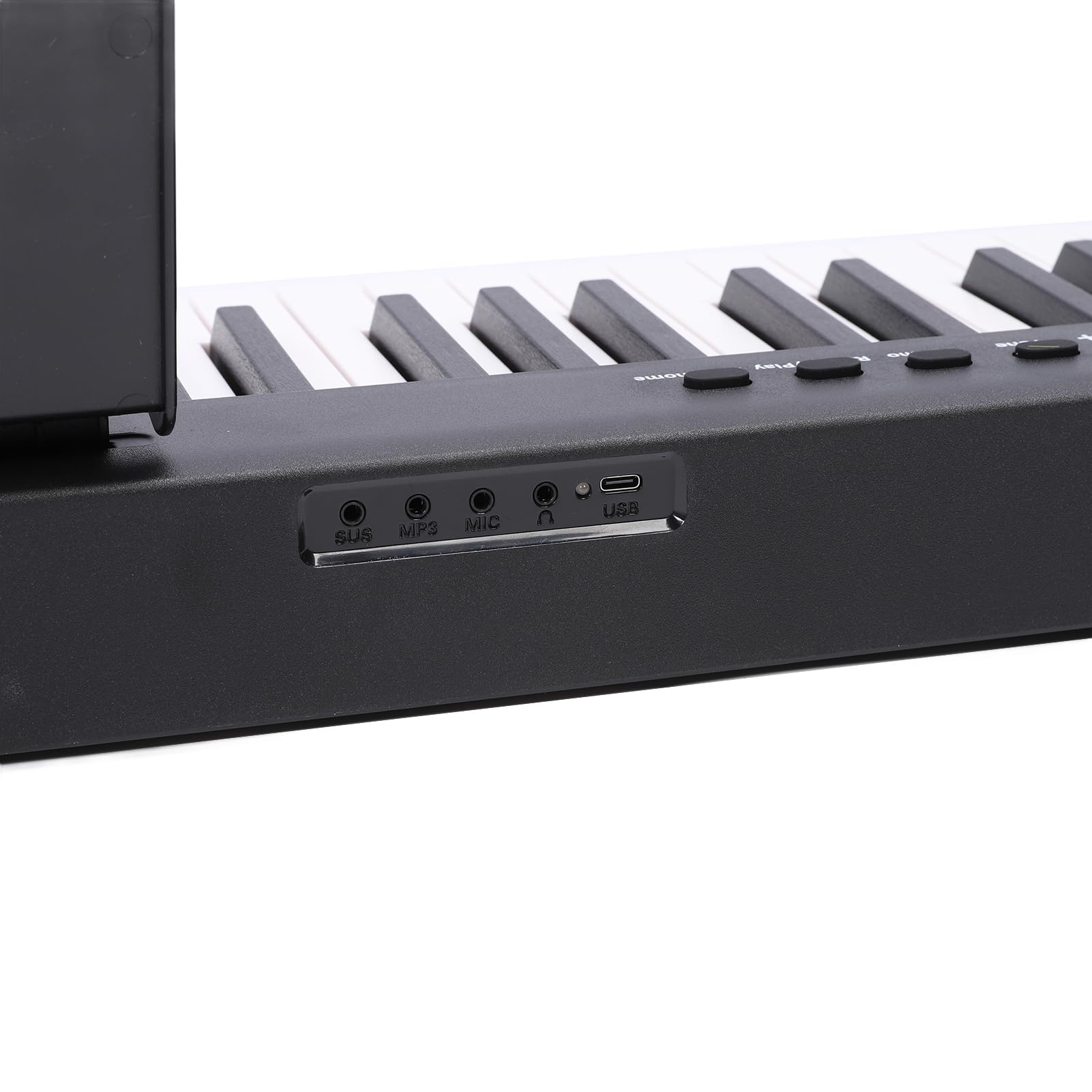 Tastiera per Portatile a 88 Tasti Realizzata in Materiale PC di Alta qualità, Tastiera Pieghevole di Dimensioni Standard per Principianti, con Pedale e Accessori di