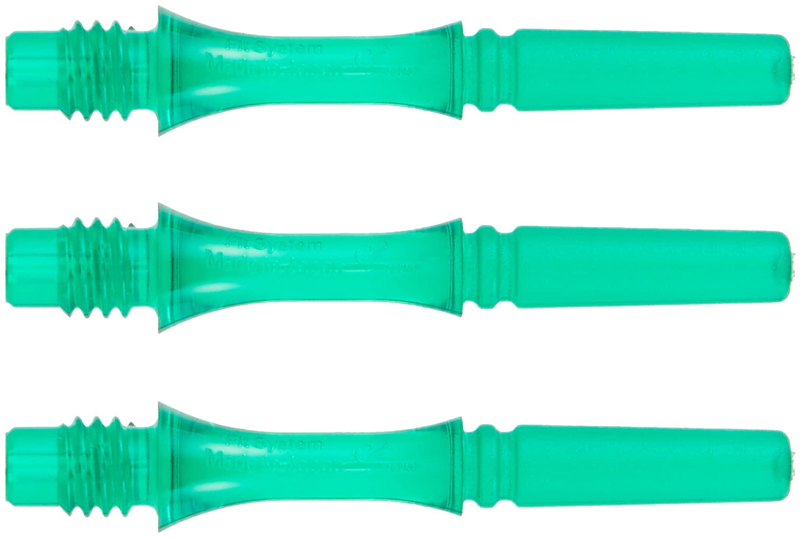 Cosmodarts Fit Shaft, Gear Shaft, Slim Lock, Clear Green 1